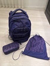 Satch Schulrucksack Lila