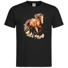 T-Shirt Pferde Reiten Pferd