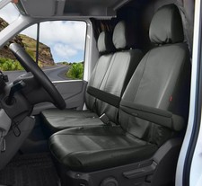 Sitzbezüge VIP Kunstleder geeignet für VW CRAFTER ab 2017 - 3 Sitze OPC Praktisc