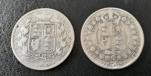 Half crown großbritannien - 2x, half-crown