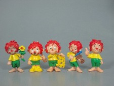 HPF: Pumuckl 1985 - 5 versch. (2x defekt u. ohne Schirm) (100% original)