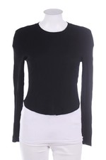 ZARA Longsleeve-Shirt S schwarz #7457