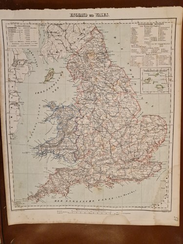 Antik landkarte england - antik,