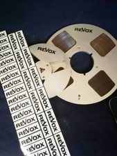 30 REVOX Spulenaufkleber Logos