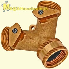 2-Wege-Verteiler Messing IG