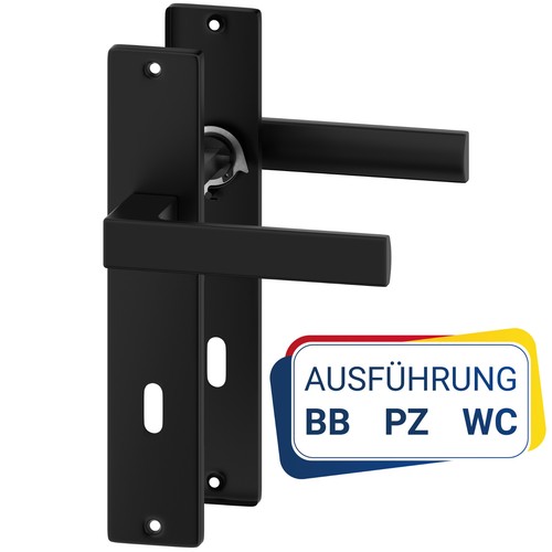 Schwarz türbeschlag ninja - schwarz,