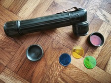 Mil-Tec Winkeltaschenlampe TL-142 mit vier Farbfiltern
