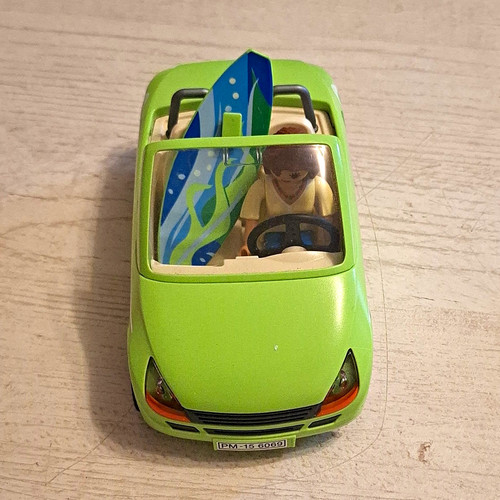 Playmobil grünes cabrio - cabrio, auto