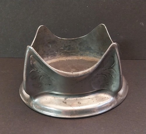 Jugendstil zinn flaschenhalter - jugendstil,