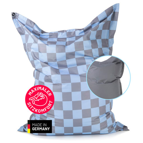 Lumaland xxl sitzsack kariert - sitzsack,