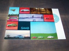 TOPRARITÄT Herrlicher Prestige Prospekt Saab 95 96 von 1965 !!!
