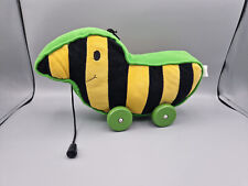 Tigerente Janosch Holzräder Plüsch Kuscheltier Vintage