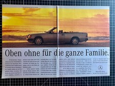Mercedes 300 CE-24 Cabrio A124 124 Original 1992 Vintage Advert Werbung Reklame