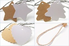 Kraftpapier Geschenkanhänger