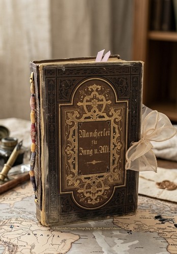 Junk journal buch unikat - junk, buch,
