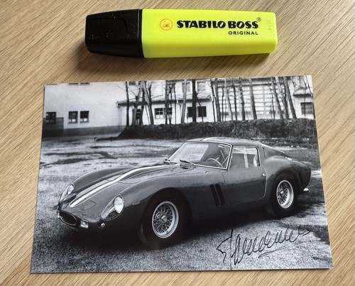 Foto signiert ferrari - signiert,