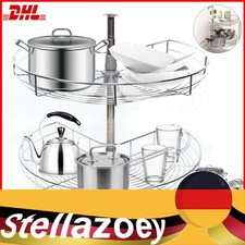 Topfkarussell Küchenschrank 270° Talarboden Eckschrank Drehboden Karussellbode