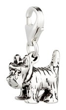 Charm / Anhänger Hund Scottish Terrier 1 mit Karabinerverschluß Sterling Silber