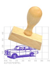 Oldtimer Autostempel Mercedes