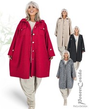 Lagenlook boucle blazer jacke - boucle, blazer-jacke