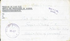 Kriegsgefangenenpost  nach