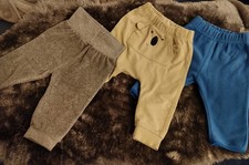 Baby Hosen Paket Gr. 68 Jungen Blau Grau Beige Jogginghosen