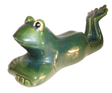 Großer Frosch Keramik