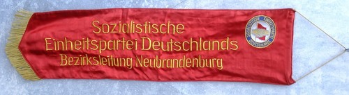 Ddr fahnenschleife ehrenbanner - ddr,
