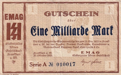 Frankfurt emag 1 milliarde - -,