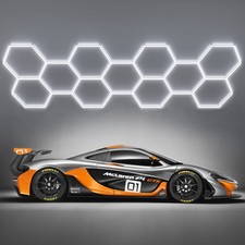 11 Hexagon LED Lampe Hexagon Leuchten Garage Wand Decken Leuchte für Gym