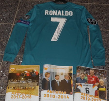 REAL MADRID "RONALDO" ADIDAS TRIKOT; GR.M Handsigniert CHARITY"