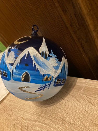 Weihnachtskugel handbemalt
