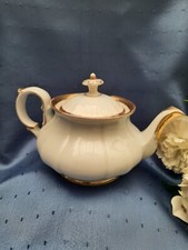 KPM Krister Antik Teekanne mit Deckel Goldrand Porzellan Dachbodenfund Rarität 