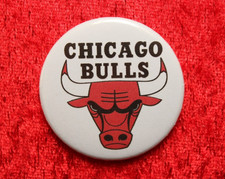 Button NBA Chicago Bulls 37mm Anstecker Pin Basketball kein Trikot Korb Schuhe