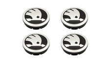 4x Original Skoda Felgendeckel