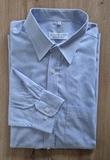 Seidensticker Economy Class Hemd Gr. 44, XL, Streifen Hellblau