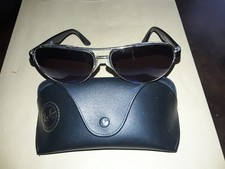 Metall Brillengestell Ray Ban mit Brillenetui mit Gebrauchsspuren aus Nachlass