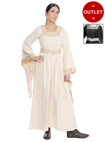 Mittelalter samtkleid mit - samtkleid,