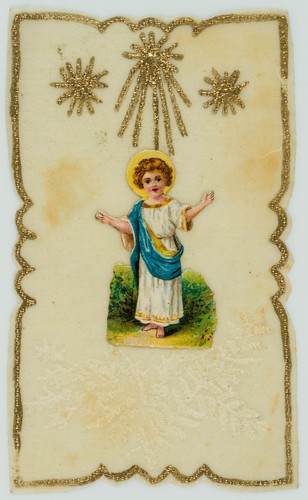 Votivkarte mit jesusknaben - votivkarte,