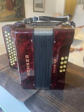 Hohner CLUB lll B mit  Koffer, Knopfakkordeon, Harmonika
