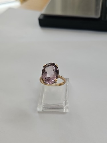 Schwerer amethyst ring - amethyst,
