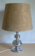 CHROM BUBBLE TISCHLAMPE MIT