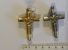 Konvolut zwei Kreuz-Anhänger