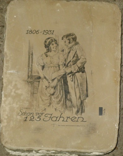 Berlin lithographie stein - stein, /