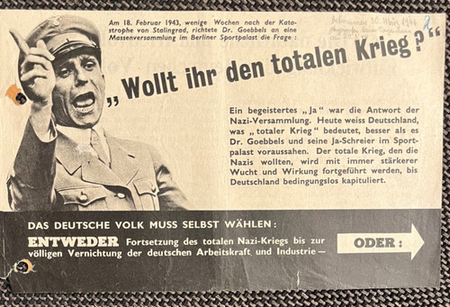 Original alliierten propaganda - original,