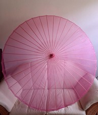 Deko-Sonnenschirm, groß, pink, 1x benutzt