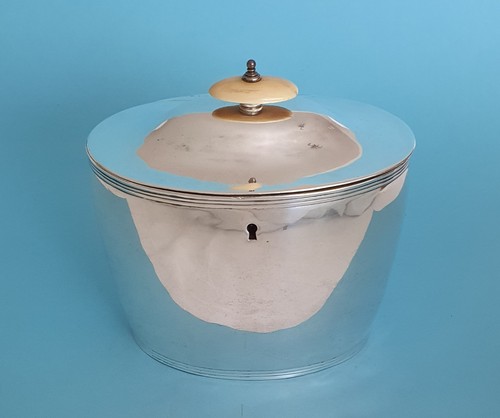 Ovale silberdose london 1802 - ovale,