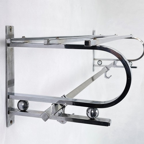 Chrom wandgarderobe art deco - chrom,