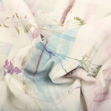 Blickdichter Vorhangstoff Deko Druck Gräser