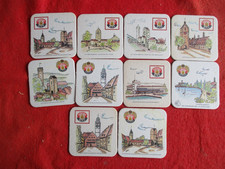 Ravensburg 10 verschiedene, einseitige BIerdeckel der Brauerei Leibinger